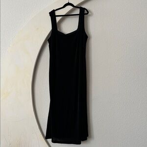 Square neck body con midi dress size XL